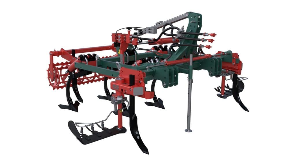 The cultivator for the cultivation of open and green rows in alternation. With the TERACTIV DUO you have on the one hand the option to work